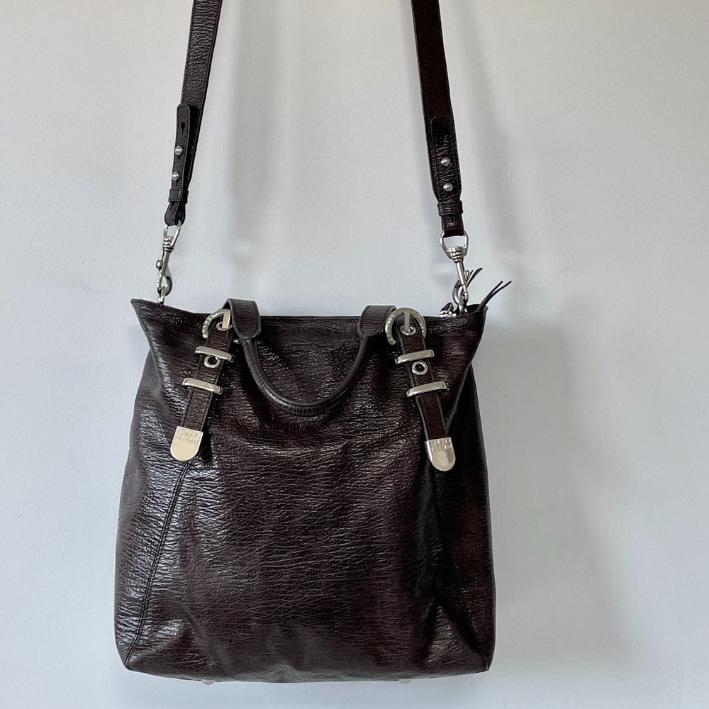 Stuart Weitzman Dark Brown Leather Bag